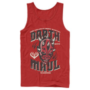 Men's Star Wars: The Clone Wars Darth Maul The Galaxy's Most Wanted  Adult Tank Top