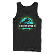 Men's Jurassic World: Fallen Kingdom T. Rex Spray Paint Logo  Adult Tank Top