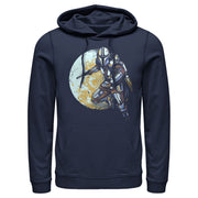 Men's Star Wars: The Mandalorian Mandalore's Moon  Adult Pull Over Hoodie