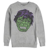 Men's Marvel St. Patrick's Day Hulk Face  Adult Sweatshirt