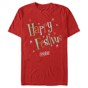 Men's Seinfeld Happy Festivus  Adult T-Shirt