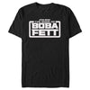 Men's Star Wars: The Book of Boba Fett White Logo  Adult T-Shirt