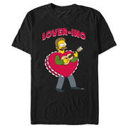 Men's The Simpsons Valentine's Day Ned Flanders Lover-ino  Adult T-Shirt