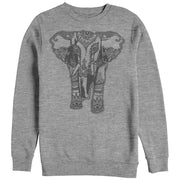 Women's Lost Gods Elephant Print  Adult Sweatshirt