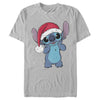 Men's Lilo & Stitch Santa Surprise  Adult T-Shirt