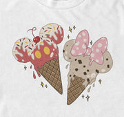 Men's Mickey & Friends Ice Cream Lovers  Adult T-Shirt