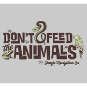 Men's Jungle Cruise Don't Feed The Animals Logo  Adult Sweatshirt