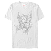 Men's Marvel Thor Geometric Pattern  Adult T-Shirt