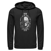 Men's Star Wars: The Rise of Skywalker Cracked Kylo  Adult Pull Over Hoodie