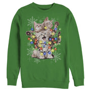 Men's Lost Gods Kitten Lights  Adult Sweatshirt