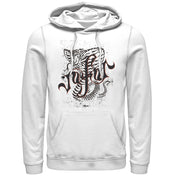 Men's Aladdin Jafar Cobra Scrawl  Adult Pull Over Hoodie