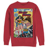 Men's Justice League Vintage Huntress Comic Cover  Adult Sweatshirt