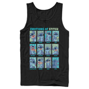 Men's Lilo & Stitch Emotions of 626  Adult Tank Top