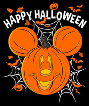 Men's Mickey & Friends Halloween Mouse-O'-Lantern  Adult Pull Over Hoodie