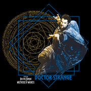 Men's Marvel Doctor Strange in the Multiverse of Madness Geometric Strange  Adult T-Shirt