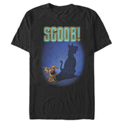 Men's Scooby Doo Dog Shadow  Adult T-Shirt