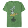 Men's Looney Tunes Daffy Duck Overthinking  Adult T-Shirt