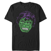 Men's Marvel St. Patrick's Day Hulk Face  Adult T-Shirt