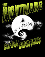 Men's The Nightmare Before Christmas Halloween Spooky Hill  Adult T-Shirt