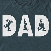 Men's Mickey & Friends Dad Silhouettes  Adult T-Shirt