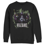 Men's Disney Villains in the Flames  Adult Sweatshirt