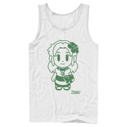 Men's Nintendo Legend of Zelda Link's Awakening Sleek Marin Avatar  Adult Tank Top