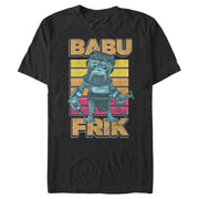 Men's Star Wars: The Rise of Skywalker Babu Frik Pop Art Portrait  Adult T-Shirt