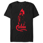 Men's The Batman Red Catwoman  Adult T-Shirt