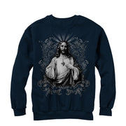 Men's Aztlan Sacred Heart  Adult Sweatshirt