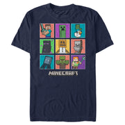 Men's Minecraft Character Boxes  Adult T-Shirt