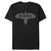 Men's Wednesday Raven Logo  Adult T-Shirt