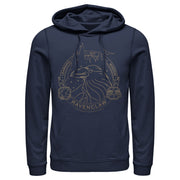 Men's Harry Potter Ravenclaw House Emblem  Adult Pull Over Hoodie