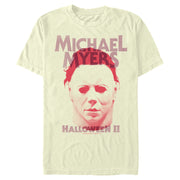 Men's Halloween II Michael Myers Mask Sequel  Adult T-Shirt