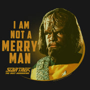 Men's Star Trek: The Next Generation Worf I Am Not a Merry Man  Adult T-Shirt