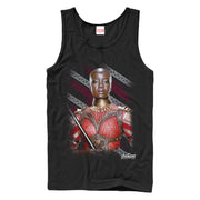 Men's Marvel Avengers: Infinity War Okoye Stripe  Adult Tank Top