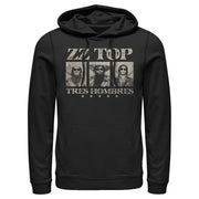 Men's ZZ TOP Tres Hombres  Adult Pull Over Hoodie