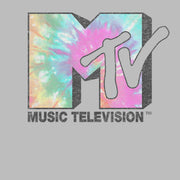 Men's MTV Tie Dye Block Logo  Adult T-Shirt