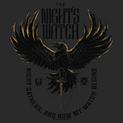 Men's Game of Thrones The Night's Watch Crow  Adult T-Shirt