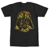 Men's Star Wars Hawaiian Print Darth Vader Helmet  Adult T-Shirt