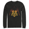 Men's Star Wars: A New Hope Halloween Darth Vader Pumpkin  Adult Long Sleeve Shirt