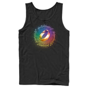 Men's The Lord of the Rings Fellowship of the Ring Rainbow Ring  Adult Tank Top