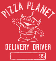 Men's Toy Story Pizza Planet Delivery Driver Alien  Adult T-Shirt