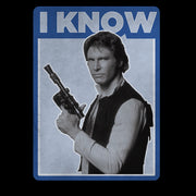 Men's Star Wars Han Solo Quote I Know  Adult T-Shirt