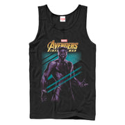 Men's Marvel Avengers: Avengers: Infinity War Panther Streak  Adult Tank Top