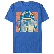 Men's Star Wars Distressed R2-D2  Adult T-Shirt