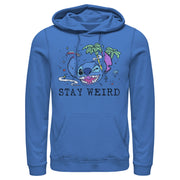 Men's Lilo & Stitch Stay Weird  Adult Pull Over Hoodie