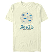 Men's Avatar All Life is Connected  Adult T-Shirt