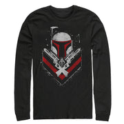 Men's Star Wars Boba Fett No Threats Only Promises  Adult Long Sleeve Shirt