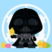 Men's Star Wars Darth Vader Loves Easter and Baby Chickens  Adult T-Shirt