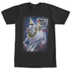 Men's Lost Gods Ugly Christmas Cat Unicorn Space Song  Adult T-Shirt